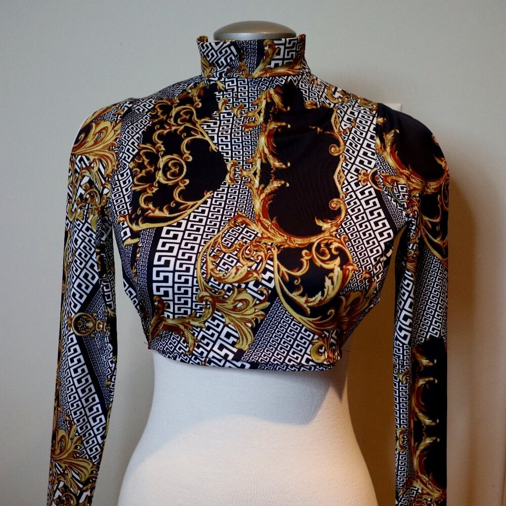 Long Sleeve Cropped Top